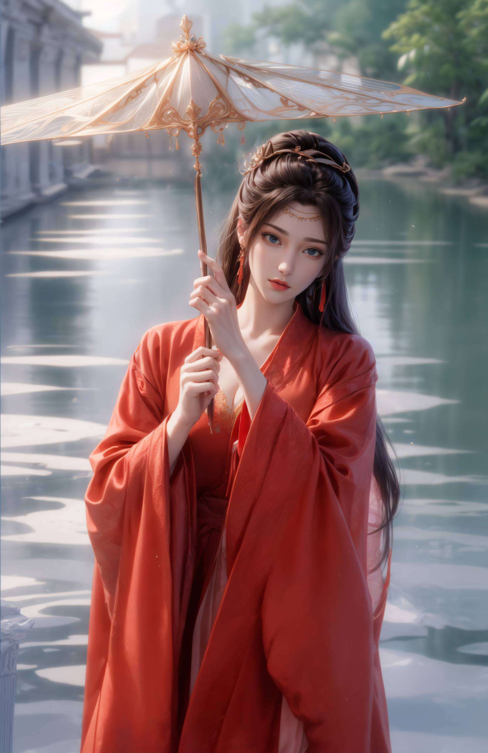 如诗如画萧炎与云韵的分离画面被赋予了全新的生命