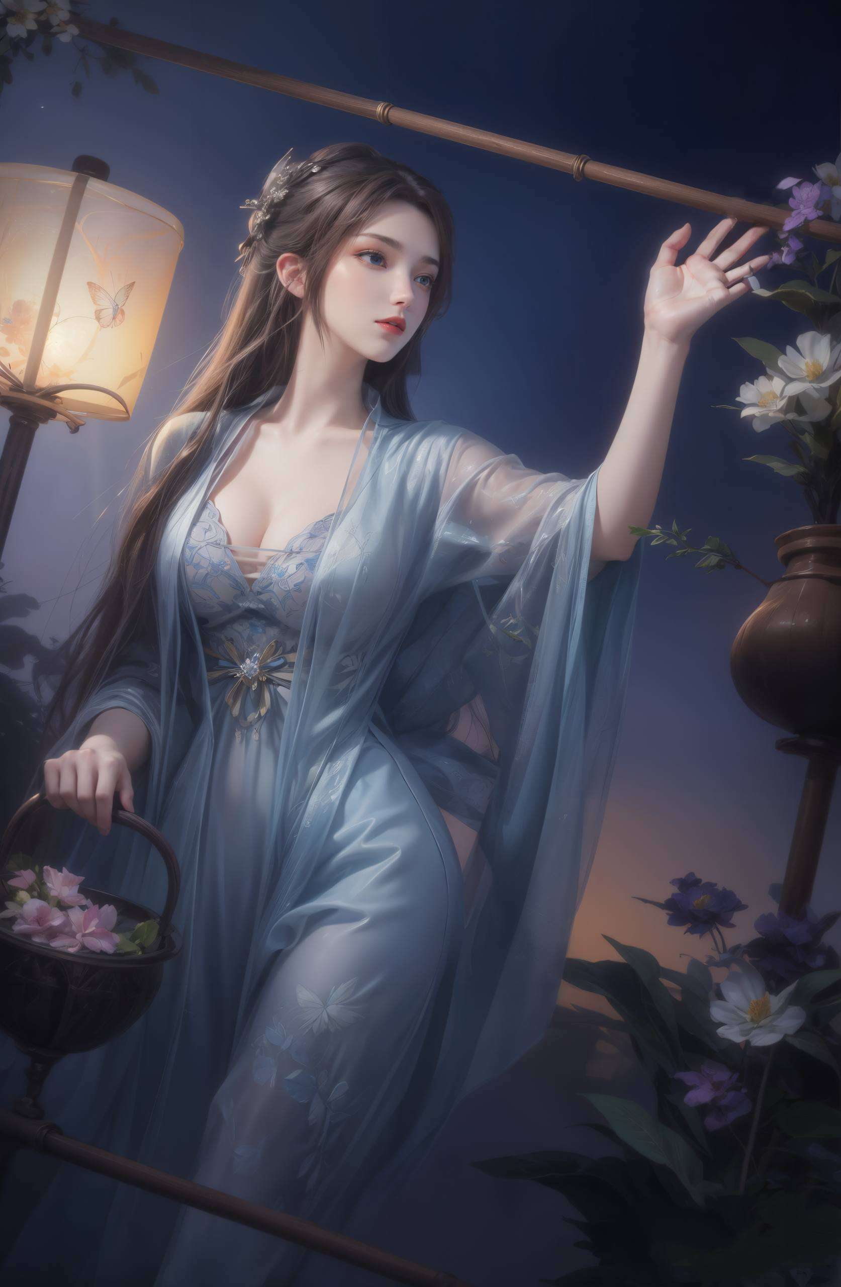 展现古典美与现代审美的完美融合绘制国漫美女云韵的高清壁纸