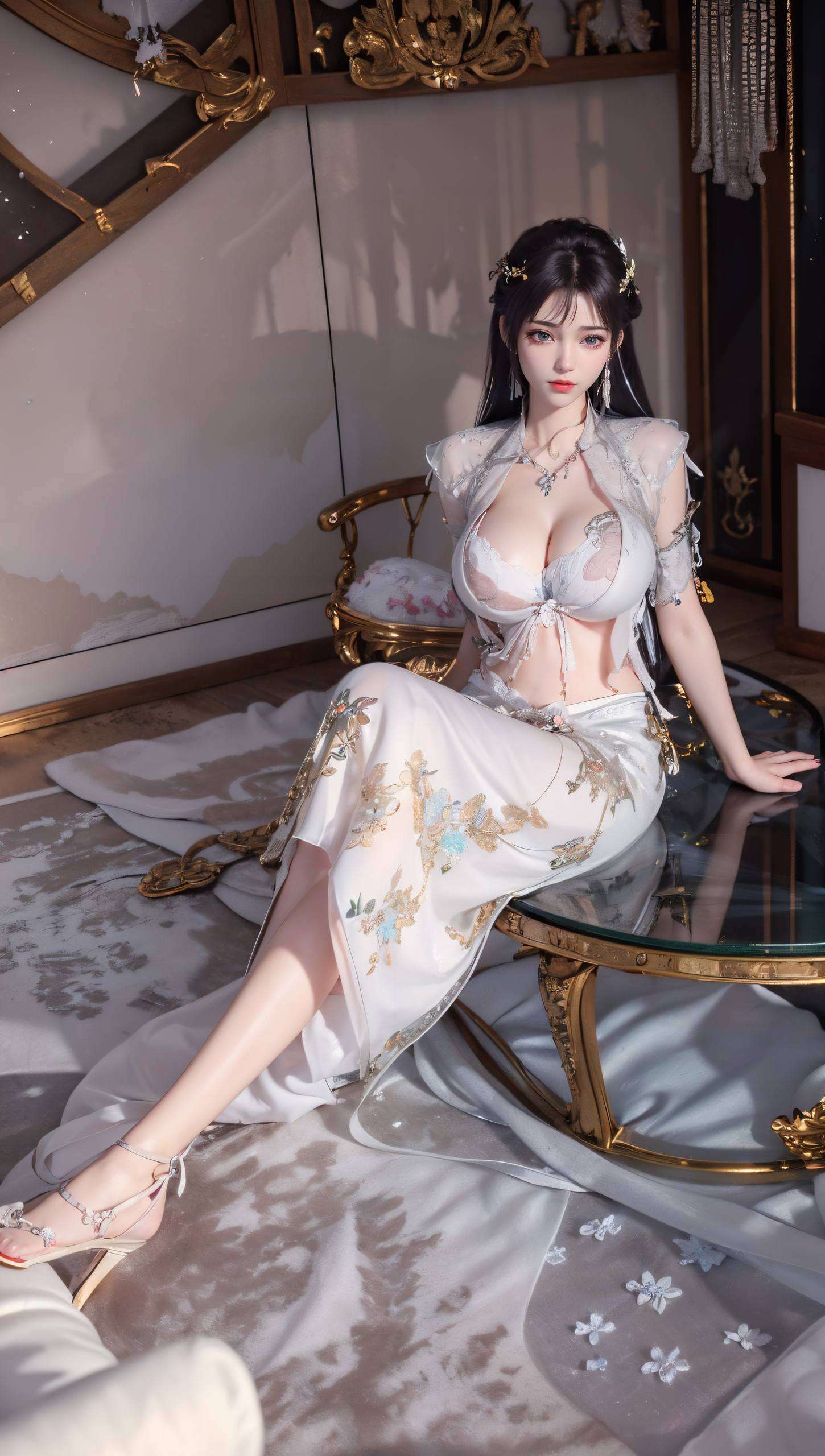 不仅高清细腻这张以国漫女主云韵婚礼为主题的壁纸