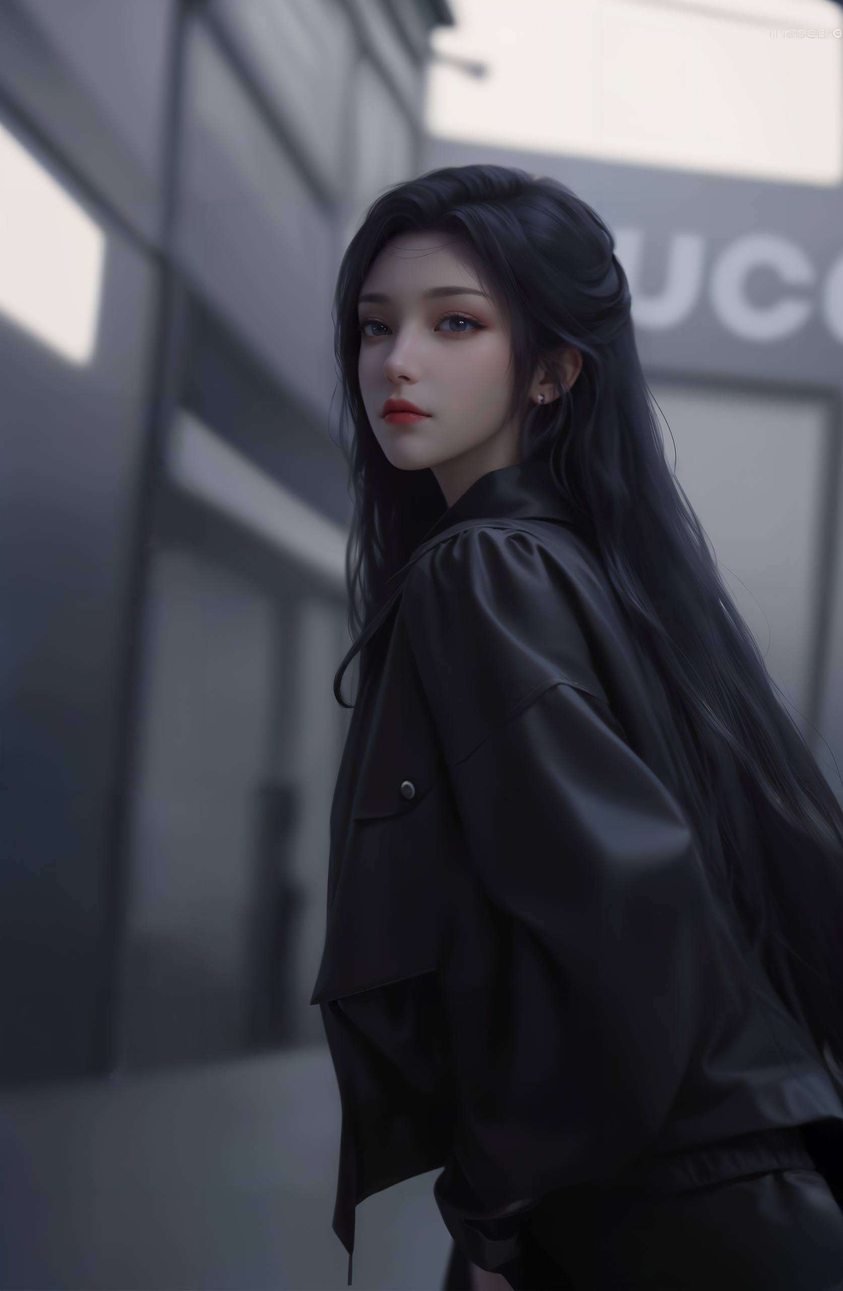 这张AI国漫美女拼贴2560p壁纸为你的手机带来独特的视觉享受