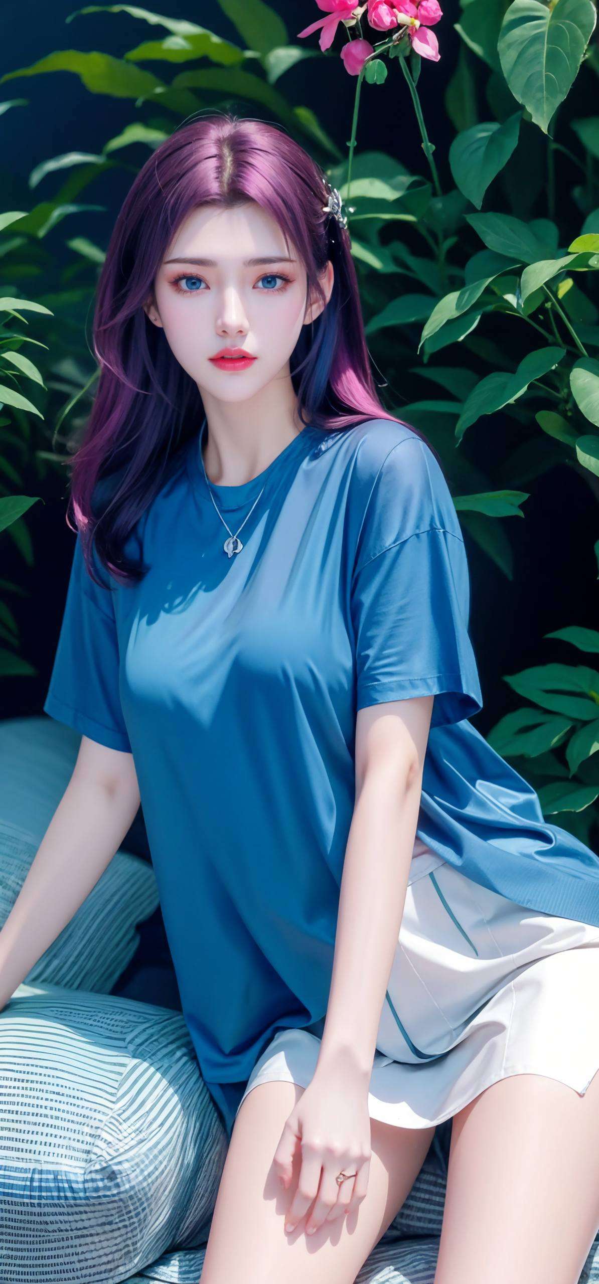 绘制国漫美女微笑壁纸跟随云韵壁纸建模教程