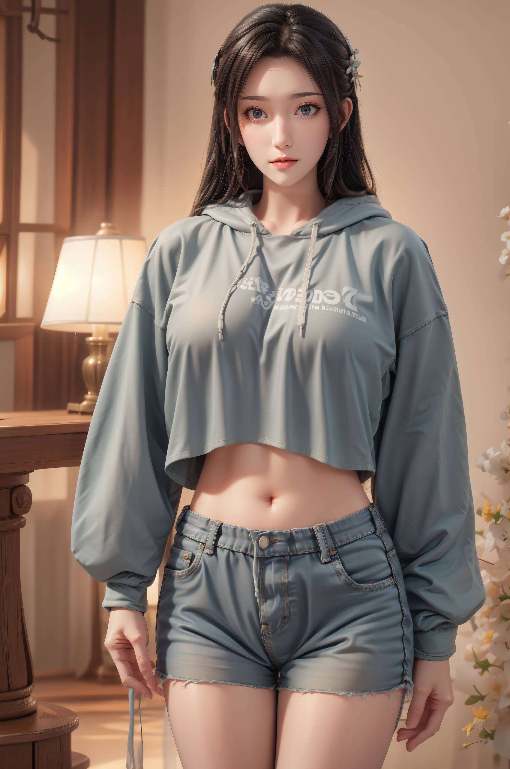 抽象线条勾勒出平板国漫女生的独特韵味云韵高清动态壁纸