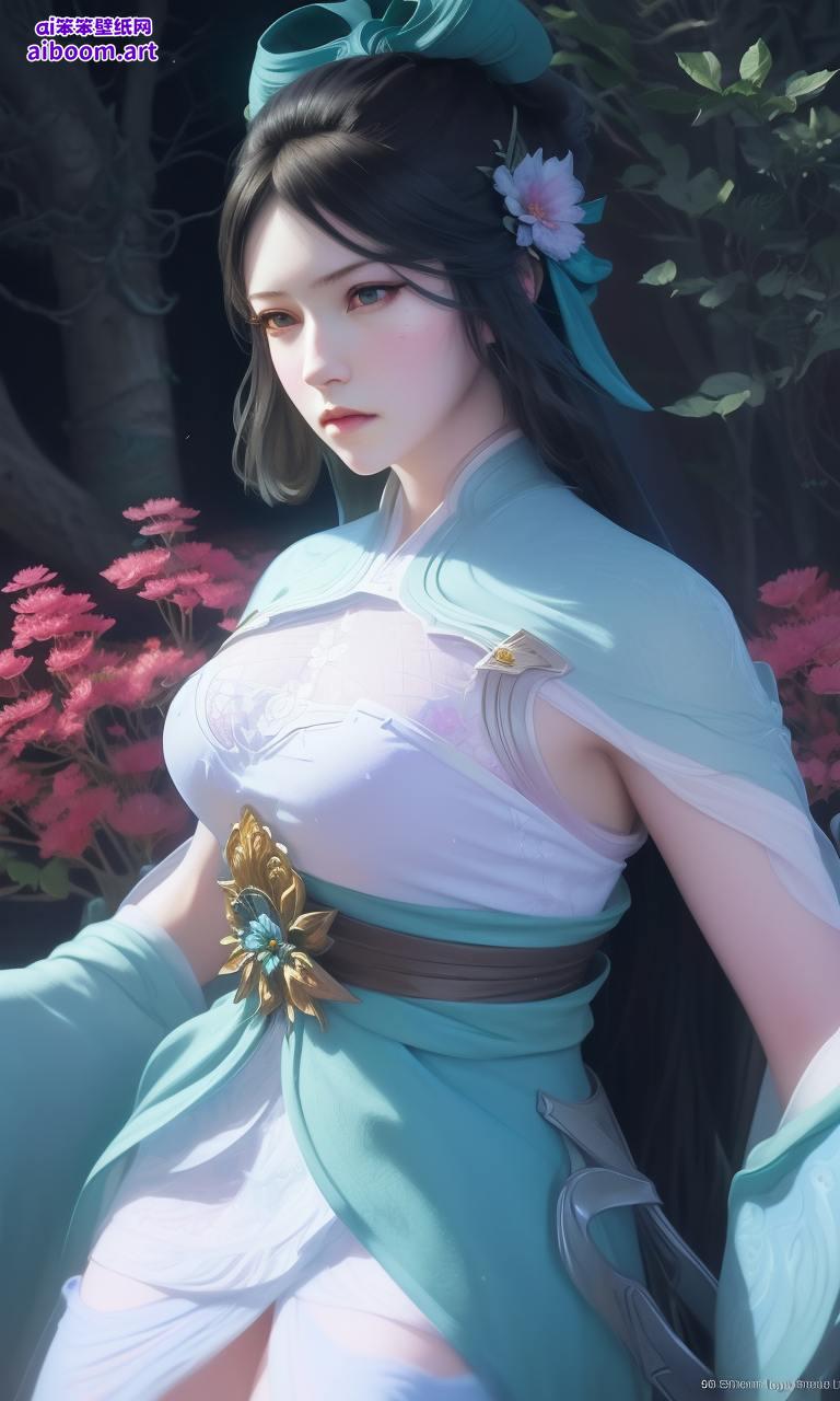 2K分辨率下的画面这张超清晰的同人AI壁纸