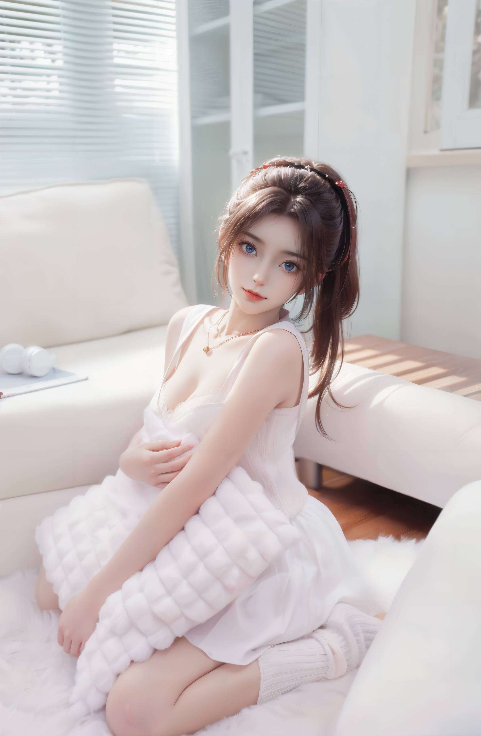 每一帧都是漫画艺术的极致展现这张IPD壁纸将国漫美女的古风魅力完美呈现