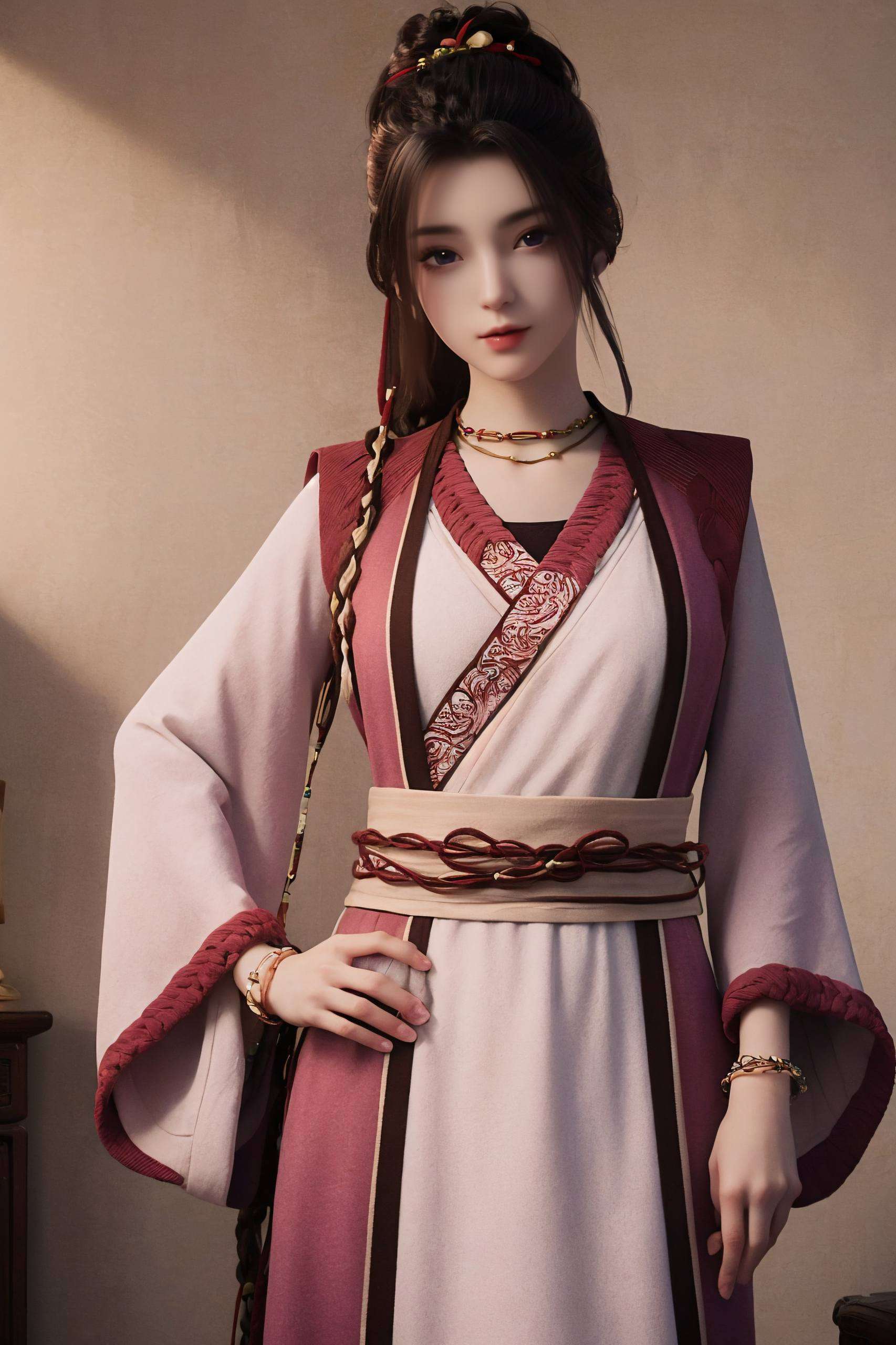 让你的屏幕瞬间焕发光彩！国漫女神AI魅力尽显