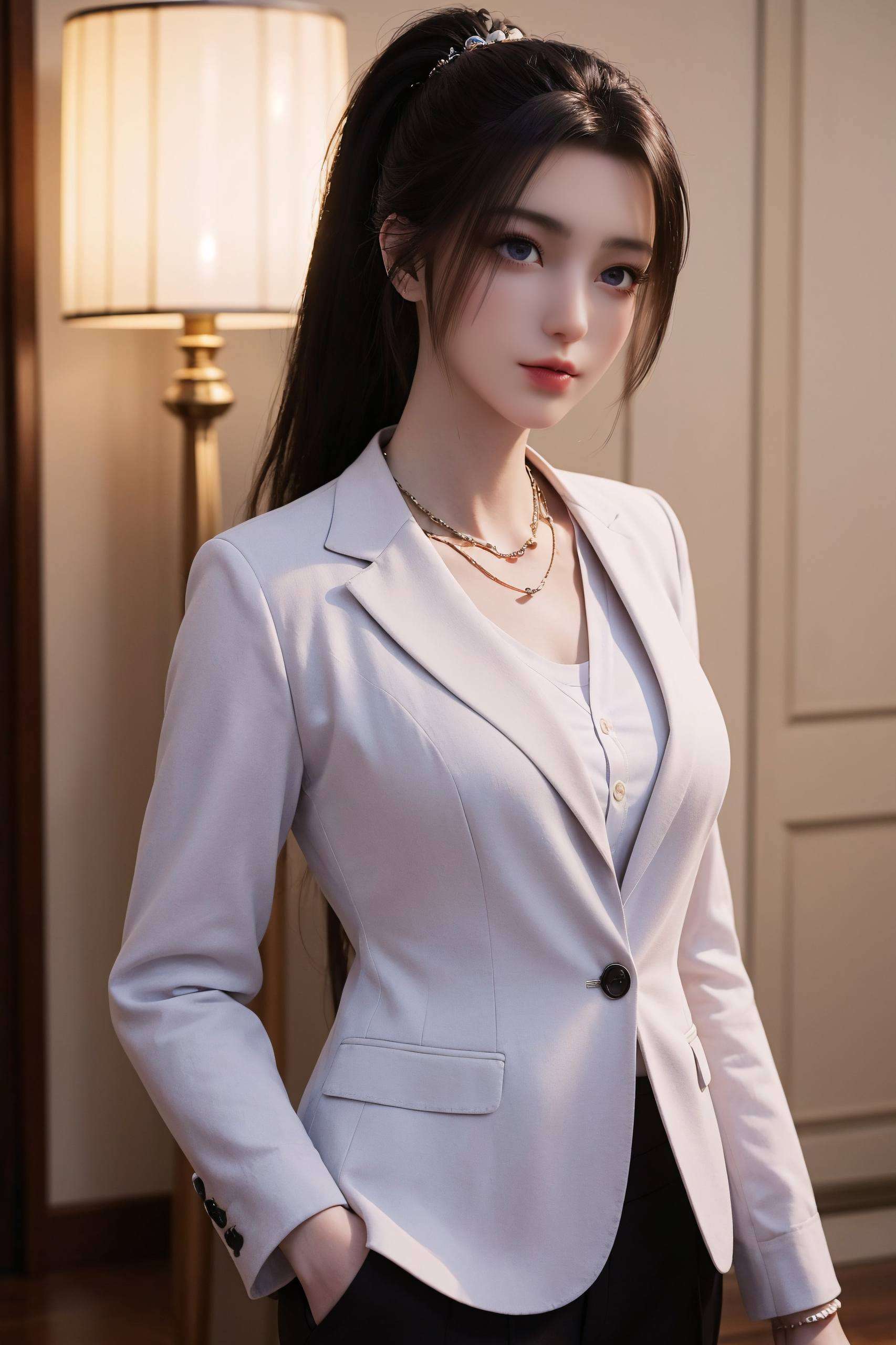 每一幅都是对周小环形象的深情描绘都能感受到她的灵动与风情