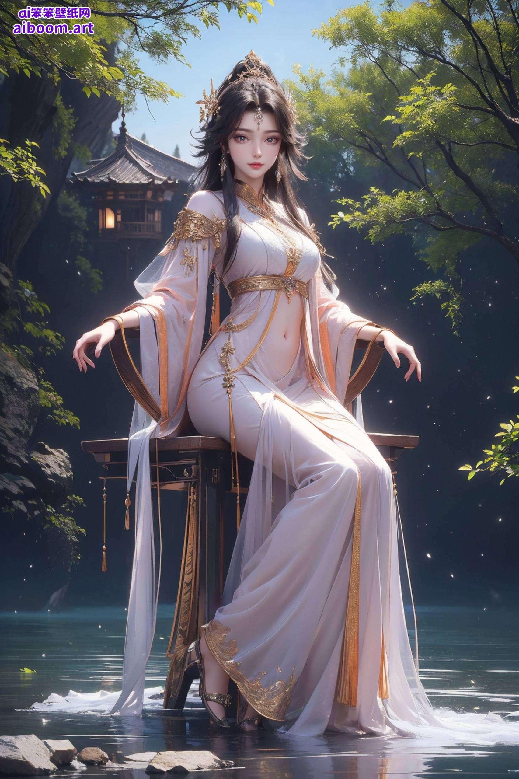 AI绘画技术让壁纸更具艺术感这张仙逆周紫虹高清抖音壁纸