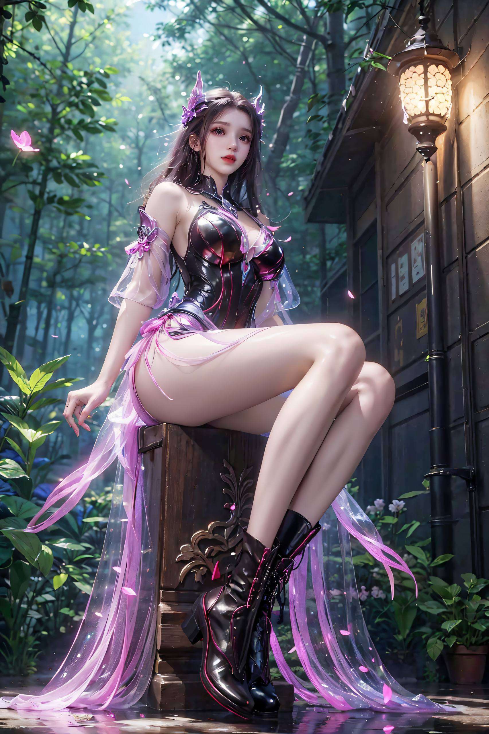 打造出一幅养眼至极的最美壁纸与古典建筑相映成趣