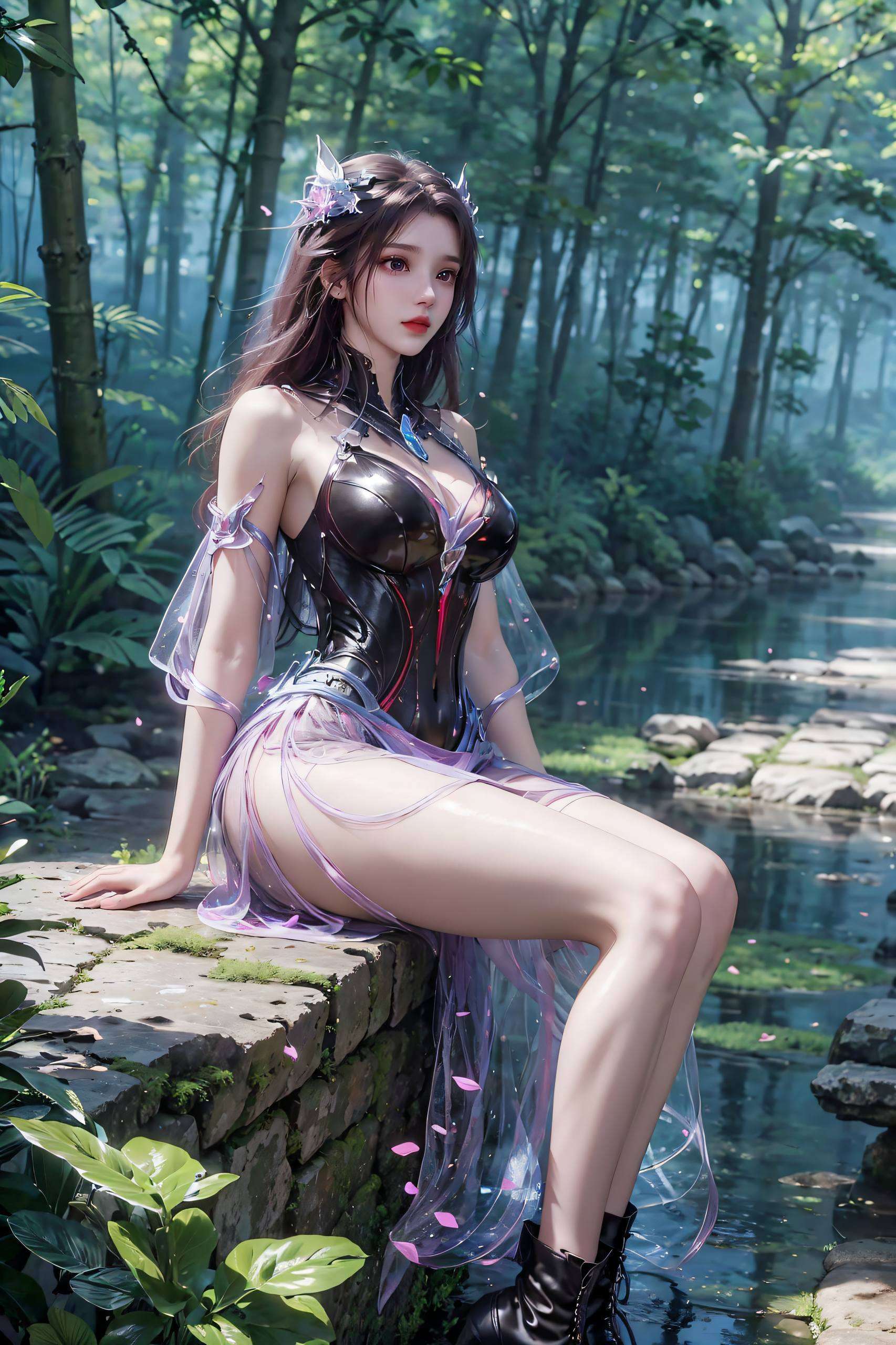 为你电脑桌面增添一抹清新雅致以国漫美女的独特魅力