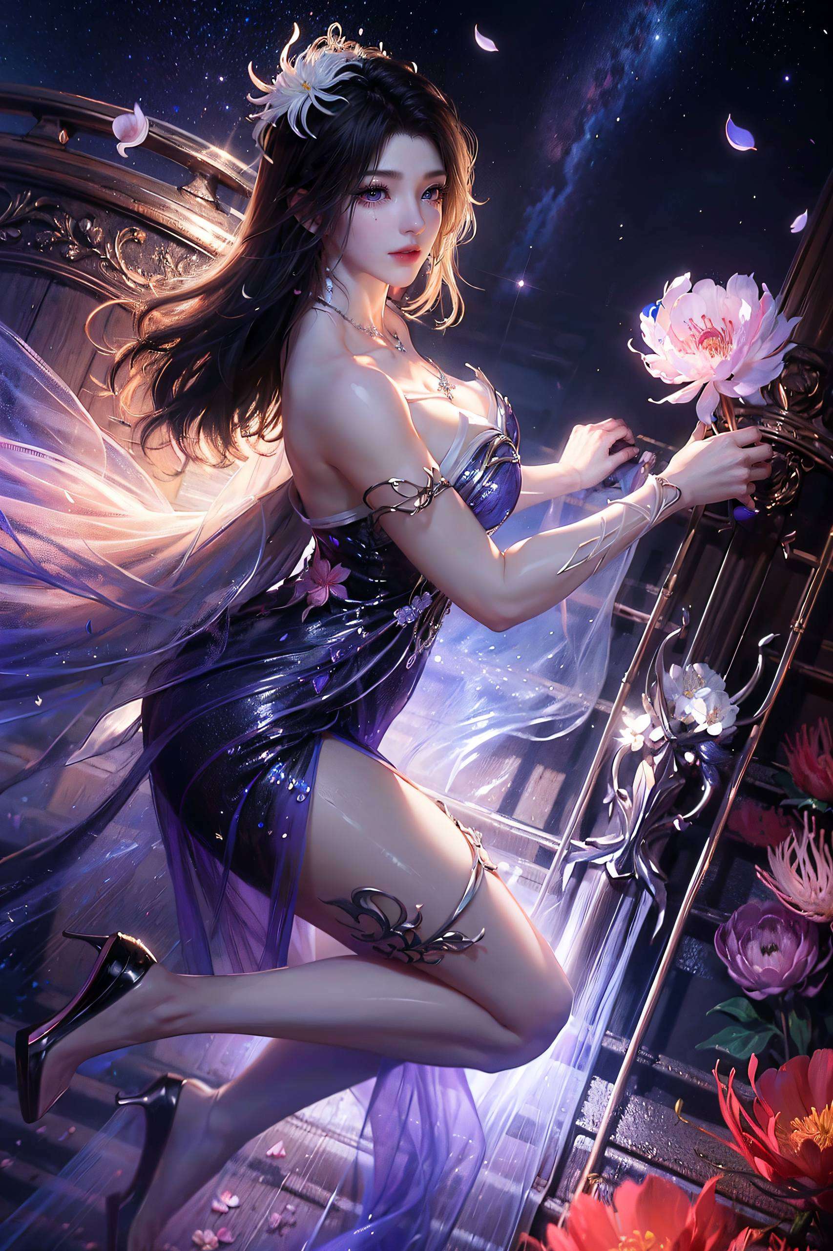 将她的灵动身姿完美呈现全身图片壁纸细腻入微