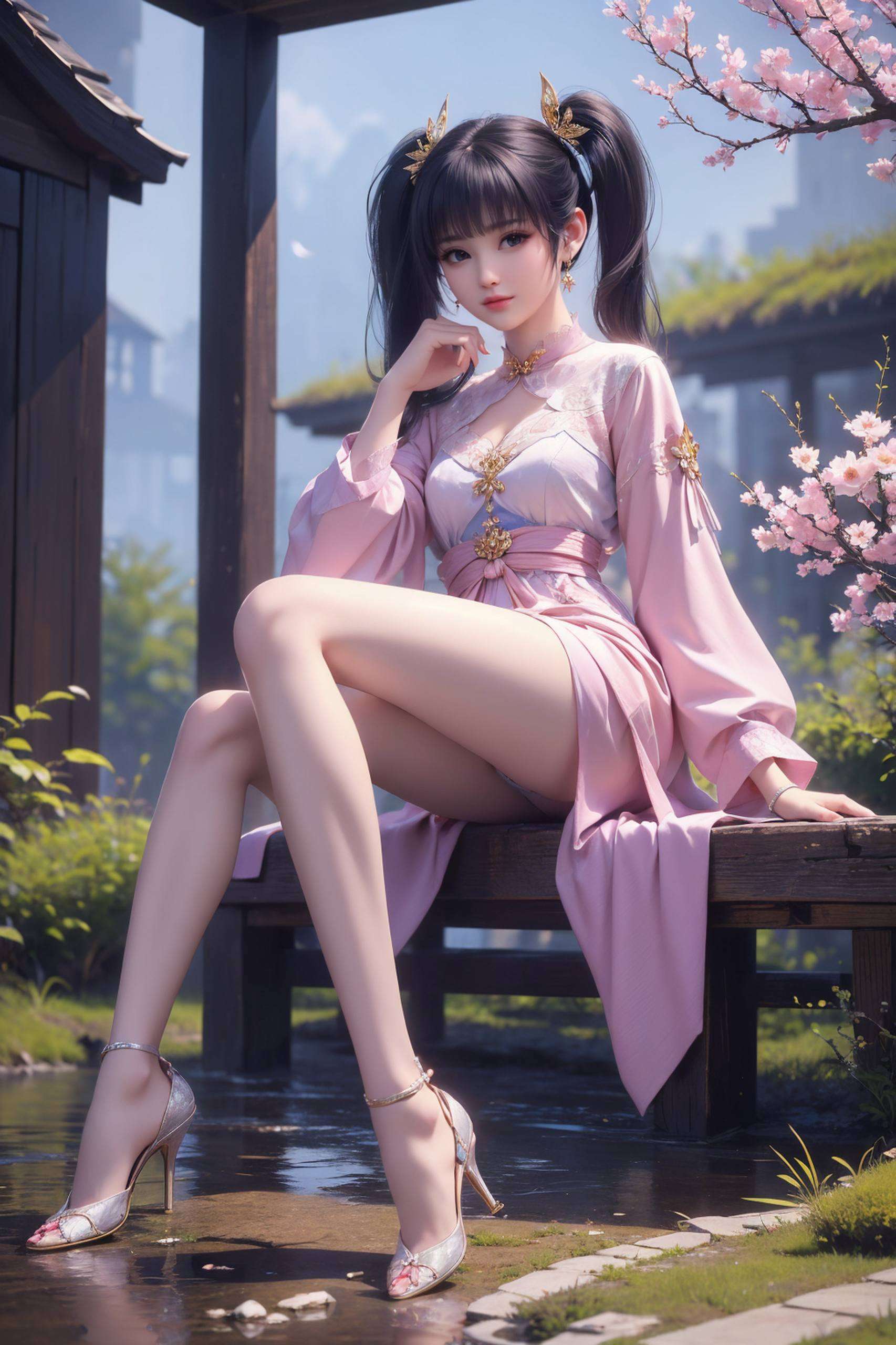 都让紫妍的形象跃然屏上古香古色的风格